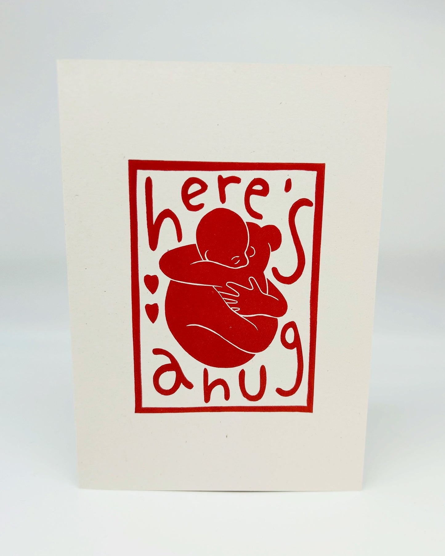 Here's a Hug Greetings Card