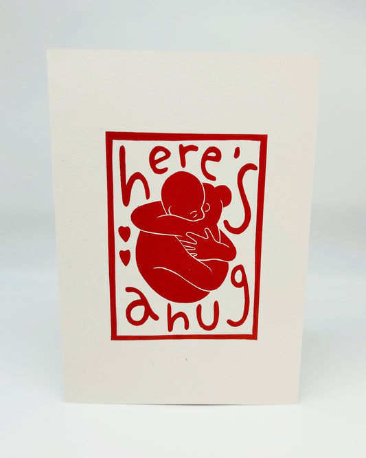 Here's a Hug Greetings Card
