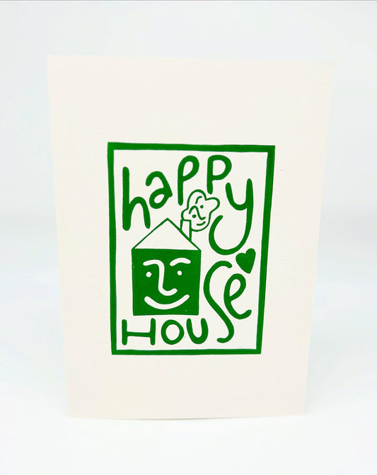 Happy House Greetings Card