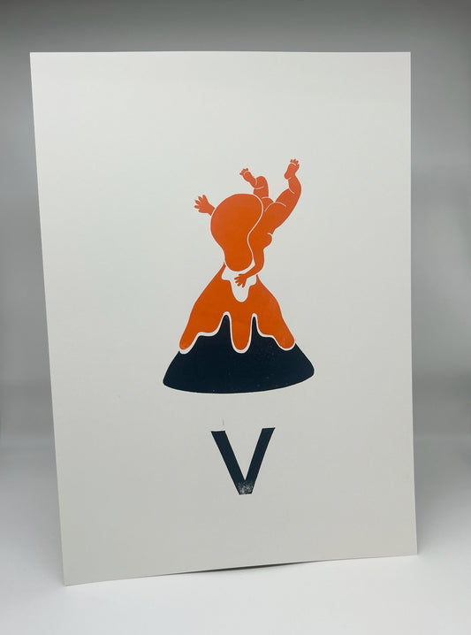 V Is For Volcano